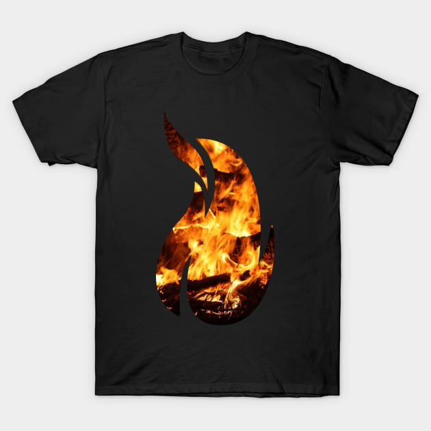 Flames T-Shirt by FromBerlinGift